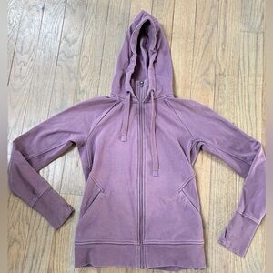 Athleta Purple Zip-Up Hoodie